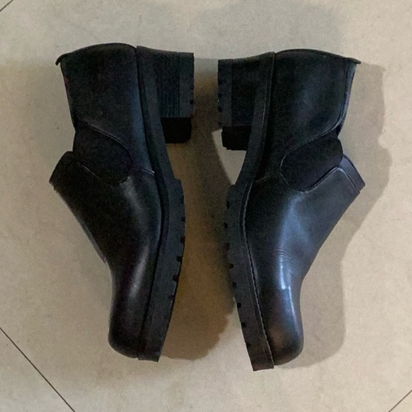 Sporto Women's Black Leather Gracie, Slip-on Shoe, Sz 10M - Picture 3 of 4